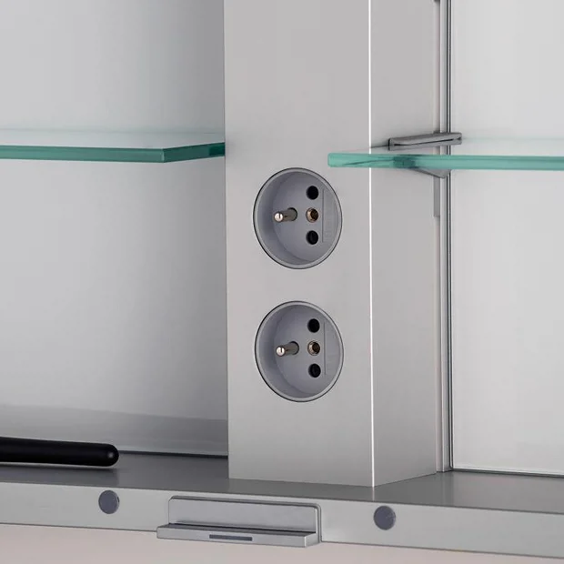Keuco Royal Match 650mm Semi-Recessed LED Illuminated Mirror Cabinet 6 Keuco Royal Match 650mm Semi-Recessed LED Illuminated Mirror Cabinet - Image 6