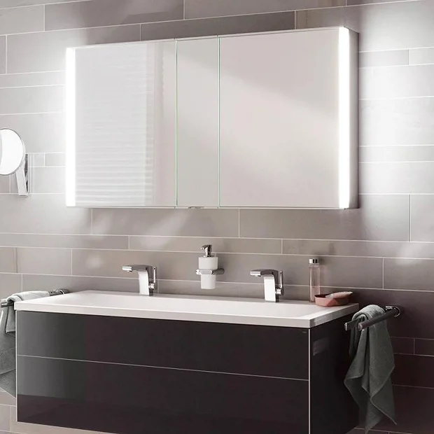 Keuco Royal Match 1200mm LED Illuminated Mirror Cabinet 2 Keuco Royal Match 1200mm LED Illuminated Mirror Cabinet - Image 2