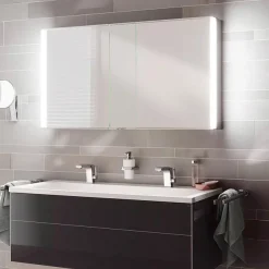 Alternative view of Keuco Royal Match 1300mm LED Illuminated Mirror Cabinet
