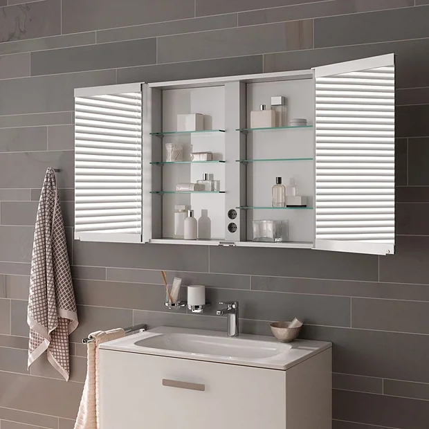 Keuco Royal Match 650mm Semi-Recessed LED Illuminated Mirror Cabinet 1 Keuco Royal Match 650mm Semi-Recessed LED Illuminated Mirror Cabinet