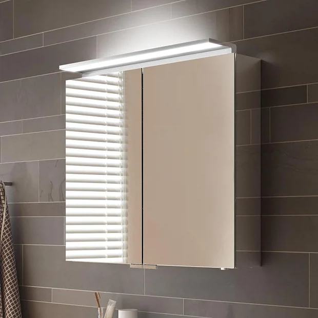 Keuco Royal L1 650mm 2-Door LED Mirror Cabinet 1 Keuco Royal L1 650mm 2-Door LED Mirror Cabinet