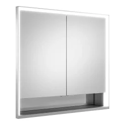 Alternative view of Keuco Royal Lumos 800mm Semi-Recessed LED Illuminated Mirror Cabinet