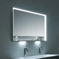 Alternative view of Keuco Royal Lumos 1200mm Semi-Recessed LED Illuminated Mirror Cabinet