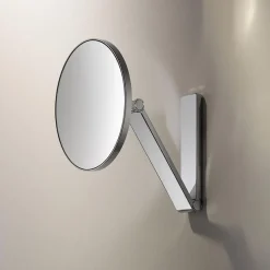 Keuco ILook Move Round Non-Illuminated Cosmetic Mirror - Chrome 7 Keuco ILook Move Round Non-Illuminated Cosmetic Mirror - Chrome -Default Template 3 17612010000 d1