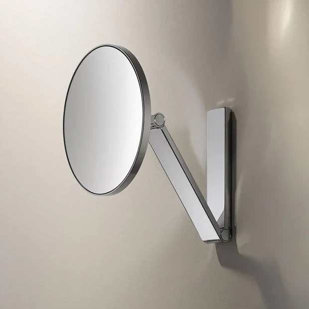 Keuco ILook Move Round Non-Illuminated Cosmetic Mirror - Chrome 3 Keuco ILook Move Round Non-Illuminated Cosmetic Mirror - Chrome - Image 3