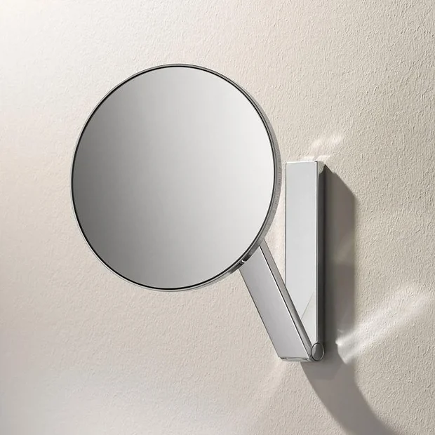 Keuco ILook Move Round Non-Illuminated Cosmetic Mirror - Chrome 2 Keuco ILook Move Round Non-Illuminated Cosmetic Mirror - Chrome - Image 2