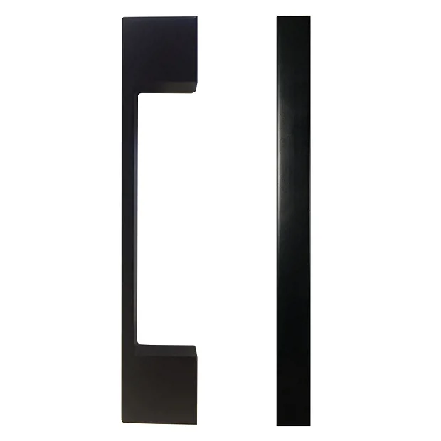 Victorian Plumbing 2 X Modern D Type Matt Black Additional Handles - L150mm (128mm Centres) 3 Victorian Plumbing 2 X Modern D Type Matt Black Additional Handles - L150mm (128mm Centres) - Image 3