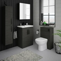 Klyn Bathroom 2 X Brooklyn Matt Black Additional Bar Handles - L210mm (196mm Centres)