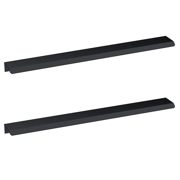 2 X Venice Matt Black Medium Pull Handles 300mm 2 2 X Venice Matt Black Medium Pull Handles 300mm - Image 2
