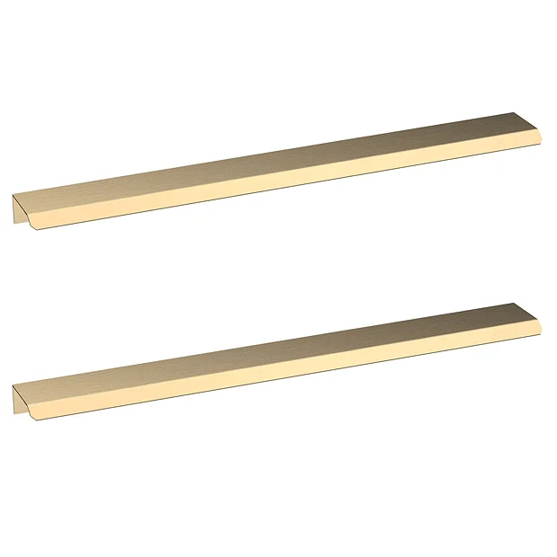 2 X Venice Brushed Brass Medium Pull Handles 300mm 1 2 X Venice Brushed Brass Medium Pull Handles 300mm