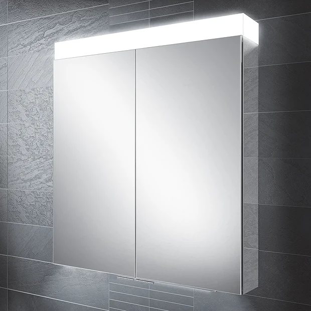 HIB Apex 80 LED Illuminated Mirror Cabinet 2 HIB Apex 80 LED Illuminated Mirror Cabinet - Image 2