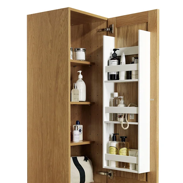 Miller - New York Tall Cabinet With Door Storage & Drawers - Black 4 Miller - New York Tall Cabinet With Door Storage & Drawers - Black - Image 4