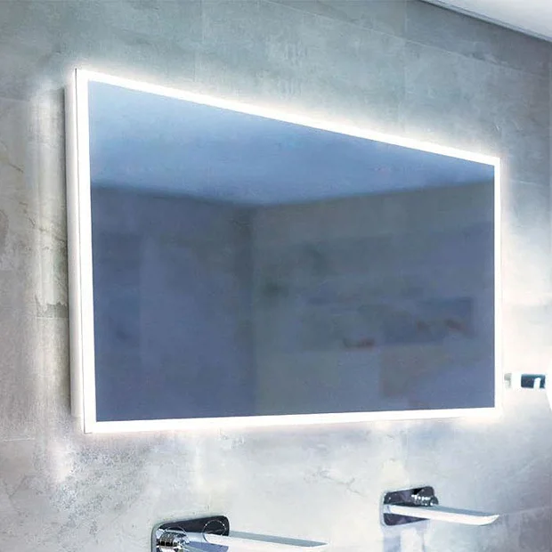 HIB Globe 120 LED Ambient Rectangular Mirror 2 HIB Globe 120 LED Ambient Rectangular Mirror - Image 2