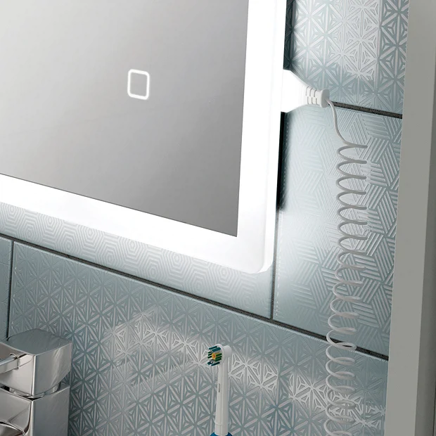 HIB Vega 40 LED Ambient Rectangular Mirror 4 HIB Vega 40 LED Ambient Rectangular Mirror - Image 4