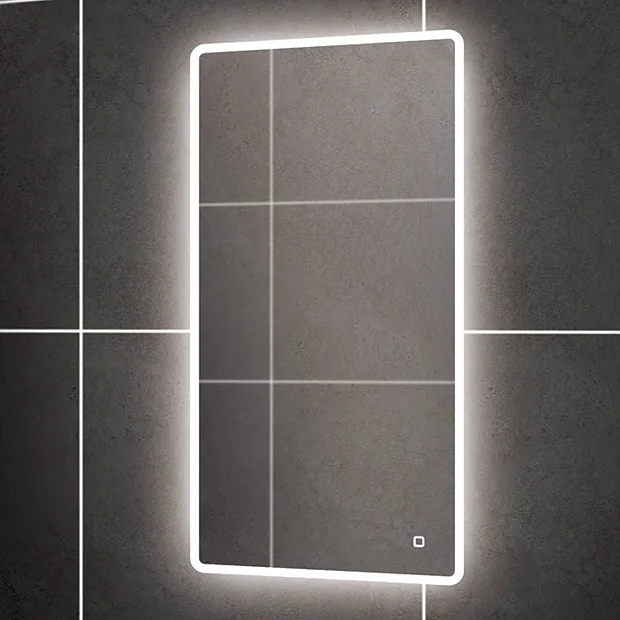 HIB Vega 40 LED Ambient Rectangular Mirror 2 HIB Vega 40 LED Ambient Rectangular Mirror - Image 2