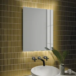 Alternative view of HIB Aura 60 LED Ambient Rectangular Mirror