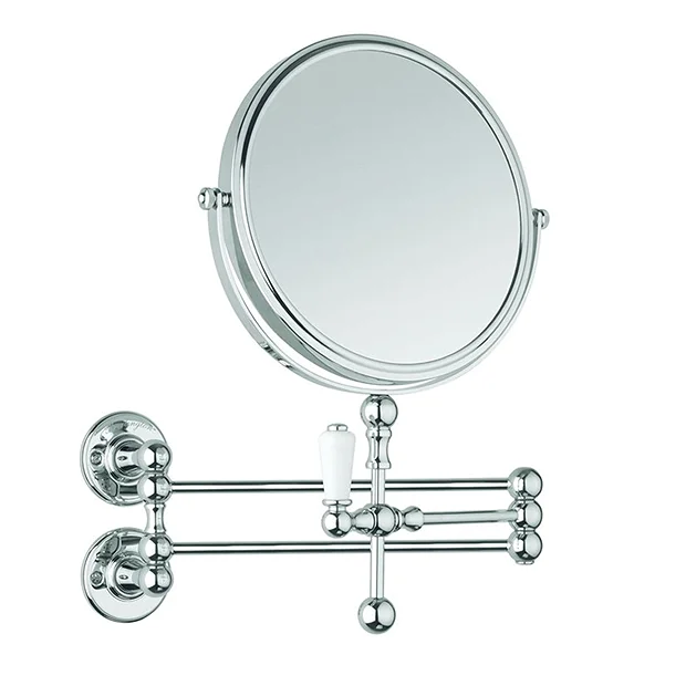 Urlington Bathroom Burlington Traditional Cosmetic Wall Mirror - Chrome 1 Urlington Bathroom Burlington Traditional Cosmetic Wall Mirror - Chrome