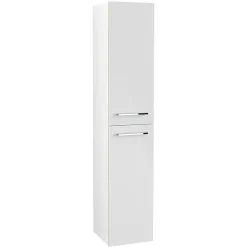 Villeroy & Boch Villeroy And Boch Avento Crystal White Wall Hung Tall Cabinet