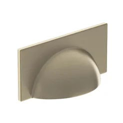 Heritage Bathroom Heritage Brushed Brass Cup Handle 64mm