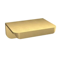 Arezzo Matt Blue Mirrored Wall Hung Tall Storage Cabinet With Brushed Brass Handles -Default Template 3 arz763bb d1