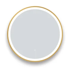 Arezzo Brushed Brass 600mm Round LED Illuminated Anti-Fog Bathroom Mirror 8 Arezzo Brushed Brass 600mm Round LED Illuminated Anti-Fog Bathroom Mirror -Default Template 3 arzim08bb d2