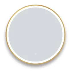 Arezzo Brushed Brass 700mm Round LED Illuminated Anti-Fog Bathroom Mirror -Default Template 3 arzim09bb d2