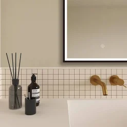 Arezzo Matt Black 500 X 700mm Rectangular LED Illuminated Anti-Fog Bathroom Mirror 11 Arezzo Matt Black 500 X 700mm Rectangular LED Illuminated Anti-Fog Bathroom Mirror -Default Template 3 az113mb d5n