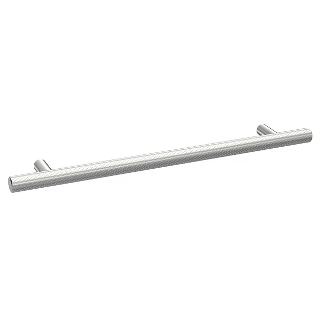 1 X Arezzo Industrial Style Knurled 'T' Bar Chrome Handle (192mm Centres) 1 1 X Arezzo Industrial Style Knurled 'T' Bar Chrome Handle (192mm Centres)