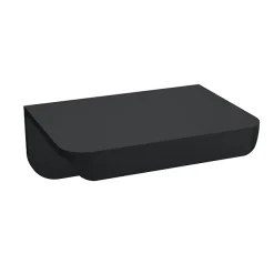 Arezzo Matt Black Small Rear Fixed Furniture Handle (50 X 36 X 21mm)