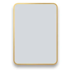 Arezzo Brushed Brass 700 X 500 Rectangular Mirror -Default Template 3 az57cvbb d1