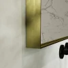 Arezzo Brushed Brass 1000 X 800mm Rectangular Mirror