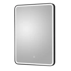 Arezzo Matt Black 500 X 700 LED Illuminated Border Mirror Incl. Touch Sensor + Anti-Fog -Default Template 3 az701 d1