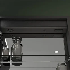 Arezzo 500 X 700mm Recessed LED Illuminated Bathroom Mirror Cabinet With Shaver Socket & Anti-Fog