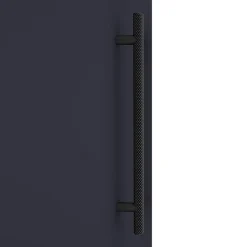 Arezzo Wall Hung Tall Storage Cabinet - Matt Blue - With Industrial Style Black Handle 6 Arezzo Wall Hung Tall Storage Cabinet - Matt Blue - With Industrial Style Black Handle -Default Template 3 azb14whcbkis d1a