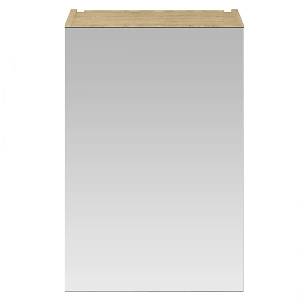 Klyn Bathroom Brooklyn 450mm Natural Oak Bathroom Mirror Unit 4 Klyn Bathroom Brooklyn 450mm Natural Oak Bathroom Mirror Unit - Image 4