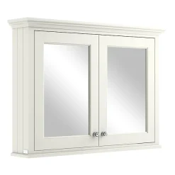 Bayswater Pointing White 1050mm Mirror Wall Cabinet