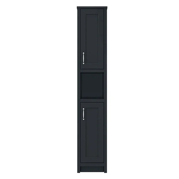 Chatsworth Traditional Graphite Tall Cabinet 5 Chatsworth Traditional Graphite Tall Cabinet - Image 5