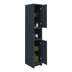 Chatsworth Traditional Graphite Tall Cabinet With Matt Black Handles 5 Chatsworth Traditional Graphite Tall Cabinet With Matt Black Handles -Default Template 3 blkdantbmbd1