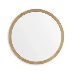 EcoDelux 600mm Bamboo Frame Round Mirror -Default Template 3 bmb60mir d1