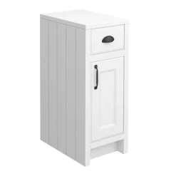 Alternative view of Chatsworth White Cupboard Unit 300mm Wide X 435mm Deep With Matt Black Handles