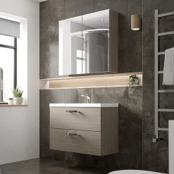 Hudson Reed Fusion 800mm Driftwood Full Depth Wall Hung 2-Drawer Unit & Basin 6 Hudson Reed Fusion 800mm Driftwood Full Depth Wall Hung 2-Drawer Unit & Basin -Default Template 3 cbi231 d2