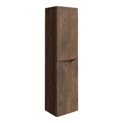 Alternative view of Monza­­ Bathroom Monza Chestnut Tall Wall Hung Storage Unit - 1500mm High