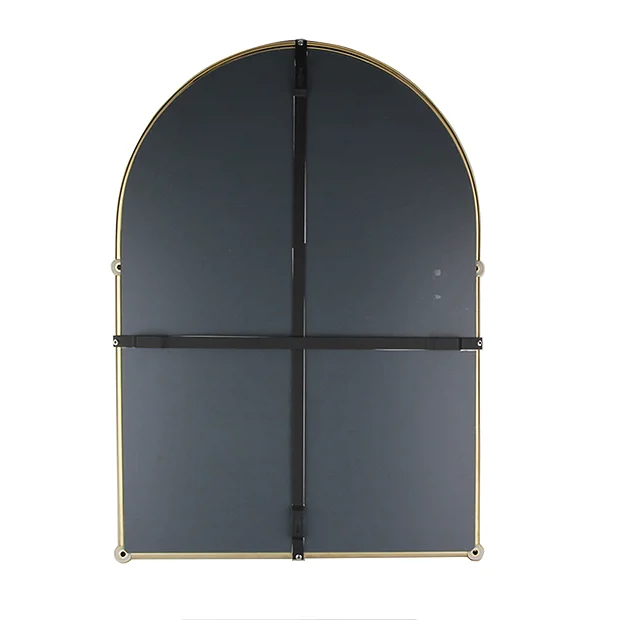 Chatsworth Traditional 673 X 490mm Arched Mirror - Brushed Brass 5 Chatsworth Traditional 673 X 490mm Arched Mirror - Brushed Brass - Image 5