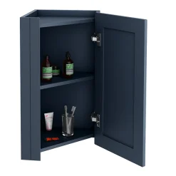 Chatsworth Corner Mirror Cabinet Blue -Default Template 3 cnrmcabblu d1
