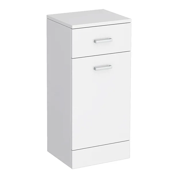 Cove 350x300mm White Laundry Basket 1 Cove 350x300mm White Laundry Basket