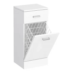 Alternative view of Cove 350x300mm White Laundry Basket