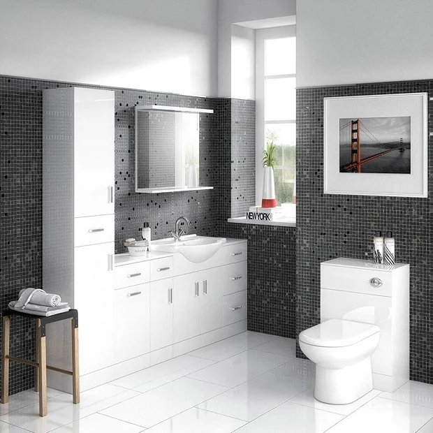 Cove White Illuminated Mirror (650mm Wide) 1 Cove White Illuminated Mirror (650mm Wide)