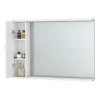 Cove White Illuminated Mirror Cabinet (1050mm Wide)