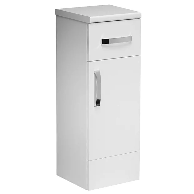 Tavistock Courier 300mm Freestanding Storage Unit - Gloss White 1 Tavistock Courier 300mm Freestanding Storage Unit - Gloss White