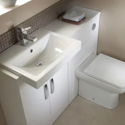 Tavistock Courier 600mm Semi-Countertop Unit & Basin - Gloss White -Default Template 3 cr600gw d1n